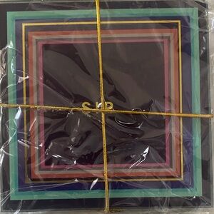 Trina Turk Multicolor Square Coasters